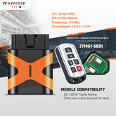 Extra-Partss OBD DIY Programmer and Smart Car Key Bundles for Toyota HYQ14ADR 271451-5691 Board fits Sienna 2011 2012 2013 2014 2015 2016 2017 2018 2019