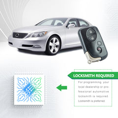 Lots of 10 Smart Car Key Fob Replacement for Lexus ES350 GS300 GS350 GS430 GS450h GS460 IS250 IS350 LS600h Proximity 4 Button Remote HYQ14AAB 271451-0140