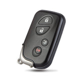 Extra-Partss Smart Car Key Fob Replacement for Lexus IS250 IS350 ES350 GS350 GS460 LS460 fits 2009 2010 2011 2012 Proximity 4 Button Remote HYQ14AAB 3370 E Board