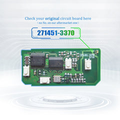 Lots of 5 Smart Car Key Fob Replacement for Lexus IS250 IS350 ES350 GS350 GS460 LS460 fits 2009 2010 2011 2012 Proximity 4 Button Remote HYQ14AAB 3370 E Board