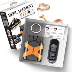 Extra-Partss OBD Programmer Tool and Remote Key Fob Replacement for Mazda WAZSKE13D01 fit MX-5 Miata 2016 2017 2018 2019