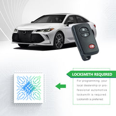 Lots of 5 Smart Car Key Fob Replacement for Toyota 4Runner Prius C V Venza 3 Button Proximity Remote HYQ14ACX 271451-5290 Board