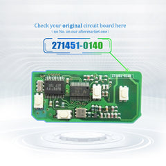 Lots of 5 Smart Car Key Fob Replacement for Toyota Highlander Land Cruiser Rav4 Smart Remote HYQ14AAB 0140