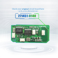 Keyless2Go Smart Car Key Fob Replacement for Toyota Highlander Land Cruiser Rav4 Smart Remote HYQ14AAB 0140