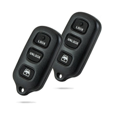 Key Fob Keyless Entry Remote fits 1999-2009 Toyota 4Runner / 2001-2007 Sequoia (HYQ12BBX w/Panic, Set of 2)