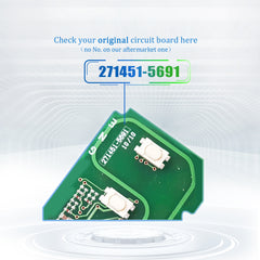 Lots of 10 Smart Car Key Fob Replacement for Toyota Sienna fits 2011 2012 2013 2014 2015 2016 2017 2018 2019 Proximity 6 Button Remote HYQ14ADR 5691 Board 89904-08010