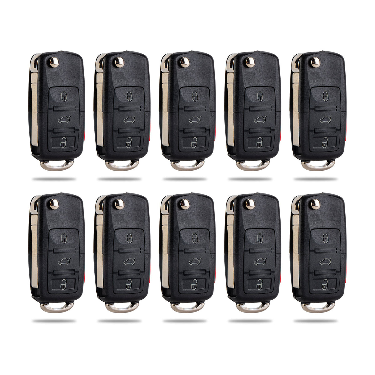 Lots of 10 Extra-Partss Remote Car Key Fob Replacement for VW NBG735868T HLO 1J0 959 753 AM fits 2002 2003 2004 2005 Passat