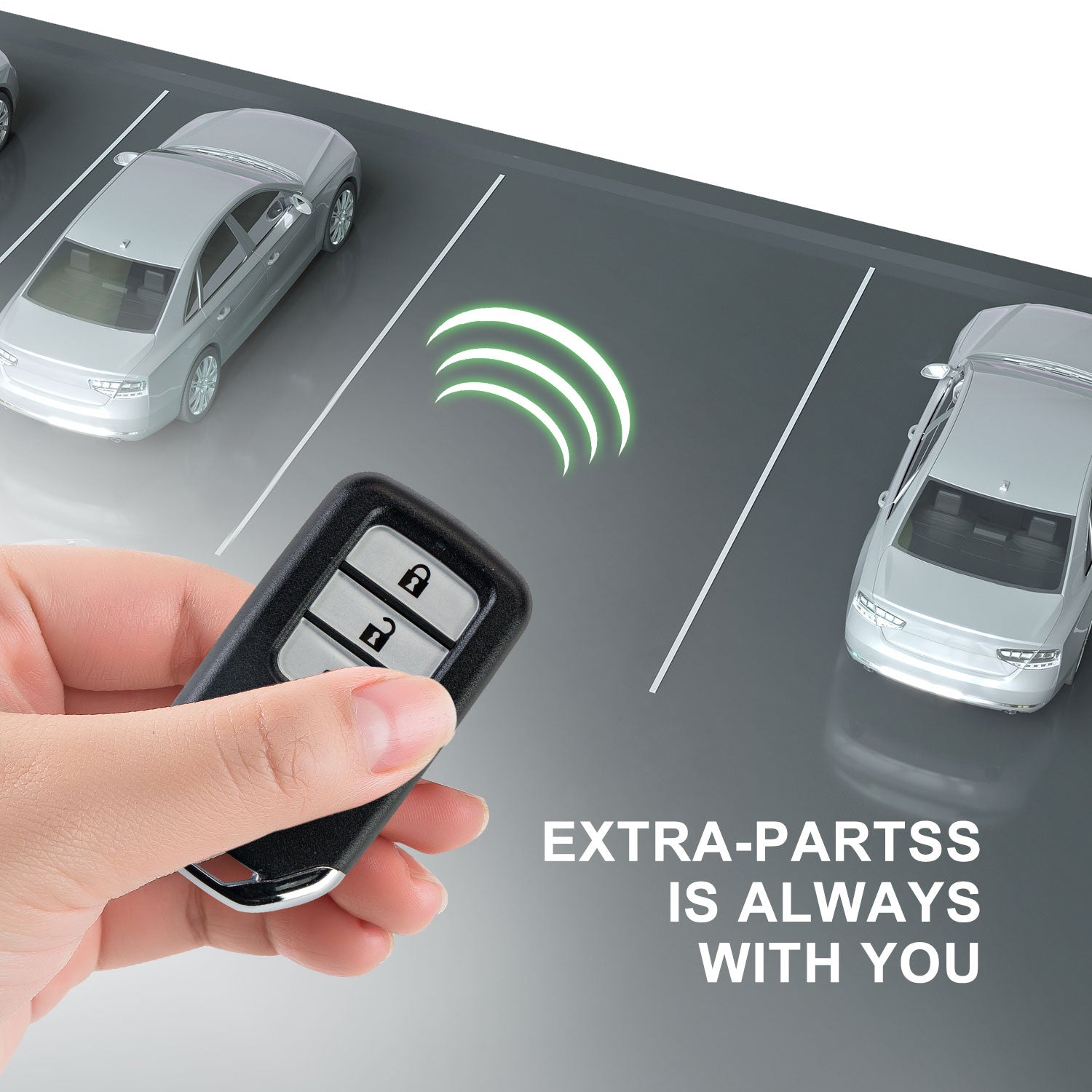 Lots of 10 Extra-Partss Remote Car Key Fob Replacement for Honda CWTWB1G0090 fits 2018 2019 2020 2021 2022 Accord
