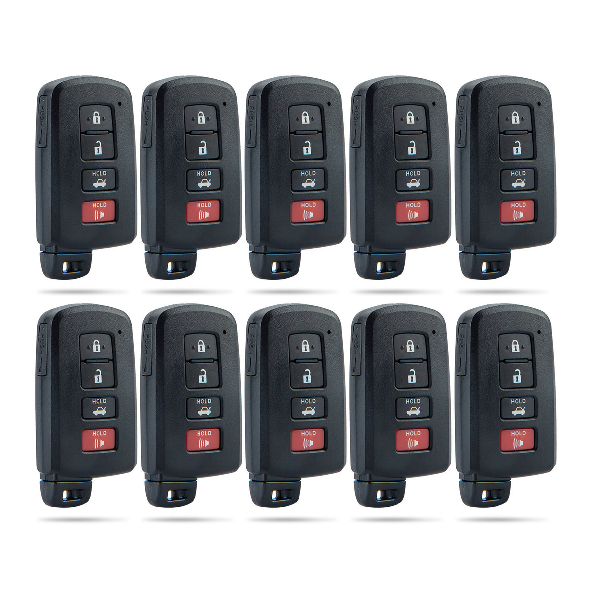 Lots of 10 Smart Car Key Fob Replacement for Toyota Camry Corolla Avalon fits 2014 2015 2016 2017 Proximity 4 Button Remote HYQ14FBA 89904-06140 0020 'G' Board