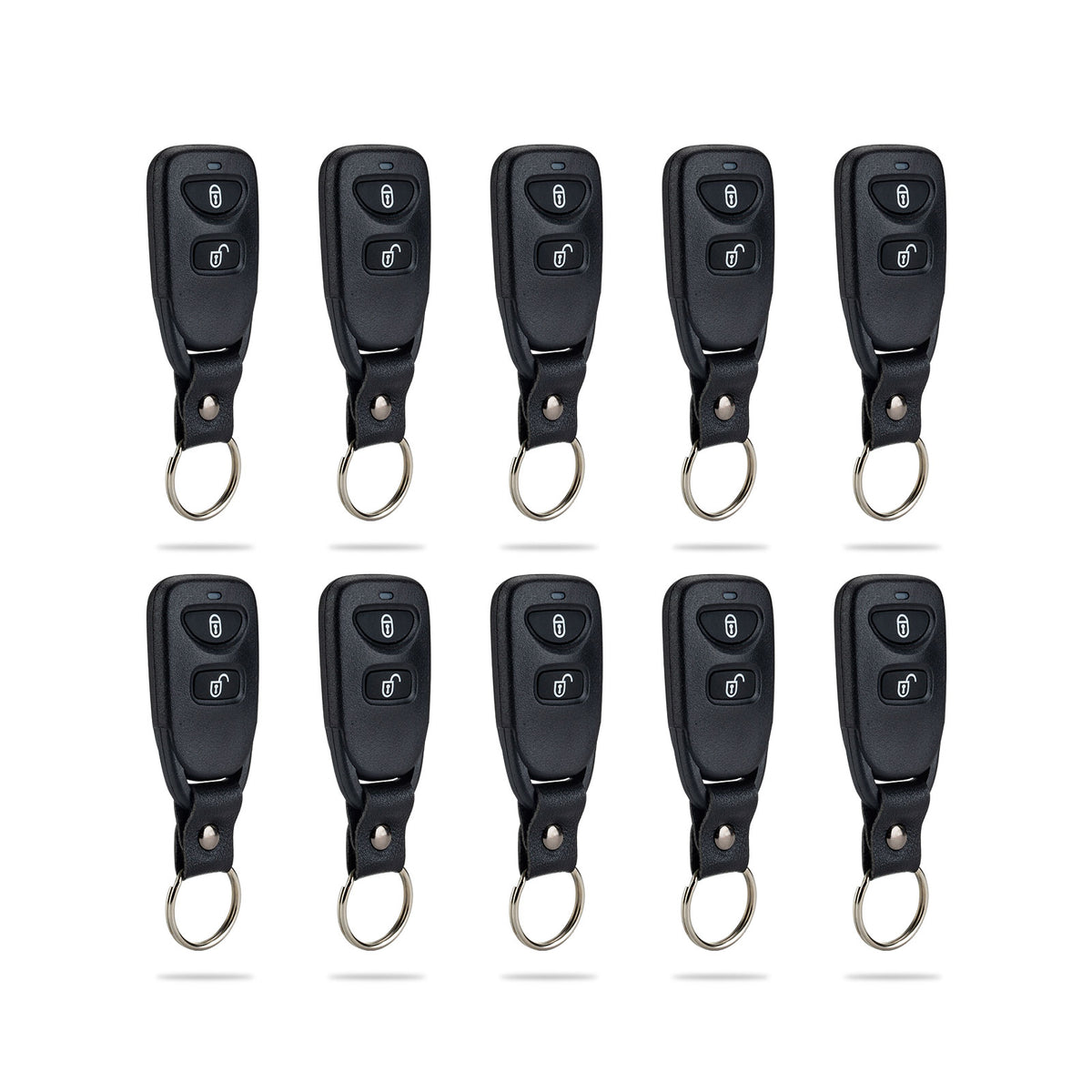 Lots of 10 Remote Car Key Fob Replacement for Hyundai PINHA-T038 fits 2007 2008 2009 2010 2011 2012 Santa Fe