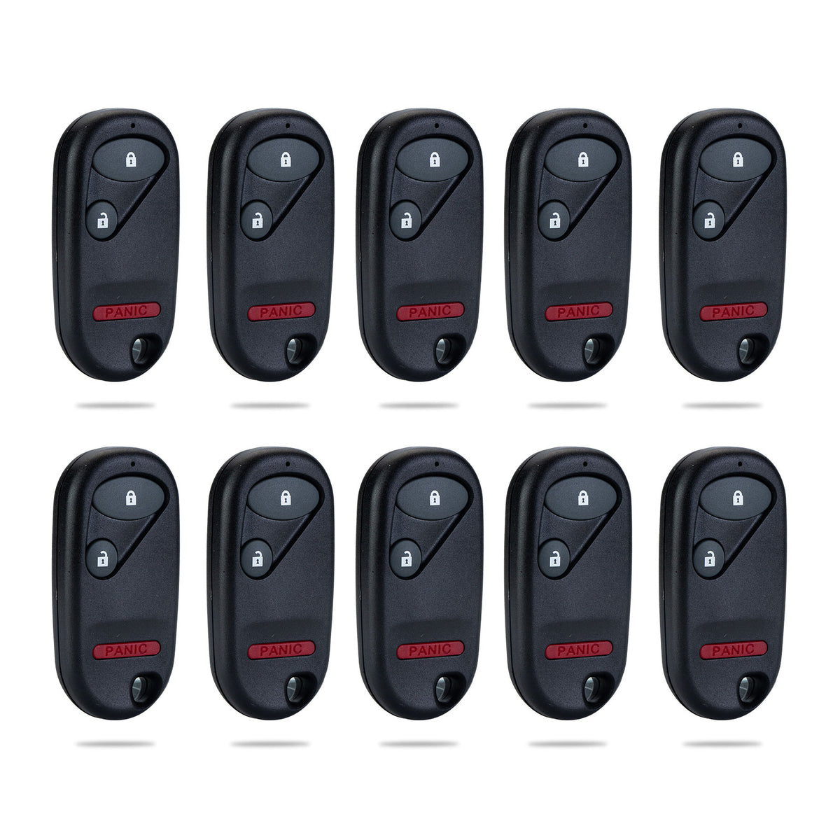 Lots of 10 Remote Car Key Fob Replacement for Honda A269ZUA106 fits 1994 1995 1996 1997 Accord