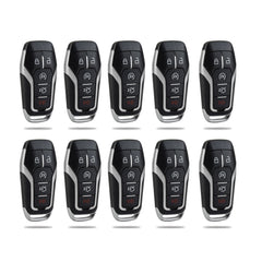 Lots of 10 Smart Car Key Fob Replacement for Ford Mustang Edge fits 2015 2016 2017 Proximity 5 Button Remote M3N-A2C31243300 164-R7989