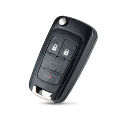 Extra-Partss Remote Car Key Fob Replacement for Chevy OHT01060512 3-btn fits 2010 2011 2012 2013 2014 2015 2016 2017 Equinox Terrain