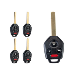 Lots of 5 Extra-Partss Remote Car Key Fob Replacement for Subaru CWTWB1U811  57497-AJ10A fits 2011 2012 2013 2014 Outback Legacy