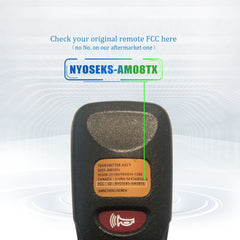 Lots of 10 Remote Car Key Fob Replacement for Kia NYOSEKS-AM08TX fits 2010 2011 2012 2013 Soul