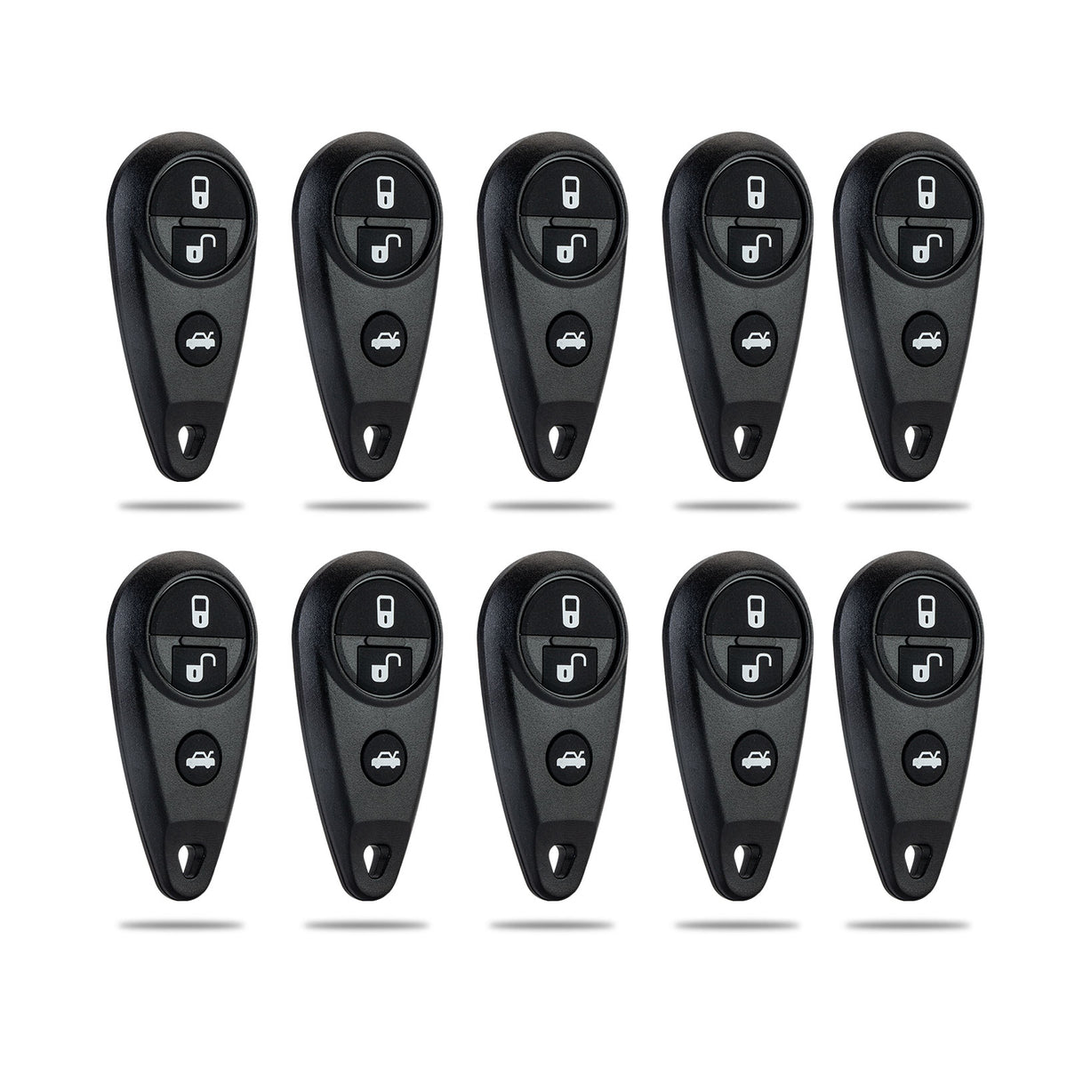 Lots of 10 Extra-Partss Remote Car Key Fob Replacement for Subaru NHVWB1U711 fits 2005 2006 2007 Impreza Forestor 4 Btn