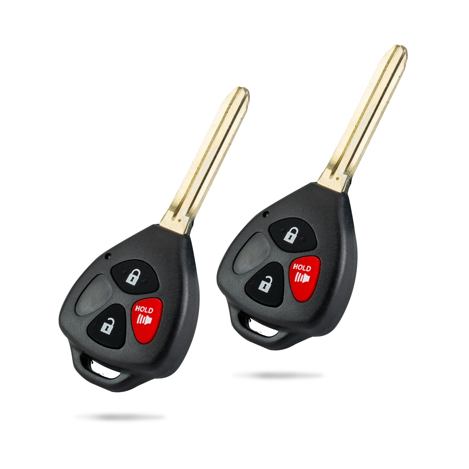 Extra-Partss Keyless Remote Car Key Fob Replacement for Toyota 2006-2010 RAV4/2007-2012 Yaris/2008-2013 Scion XB 3 Buttons HYQ12BBY 89070-42660 89070-42670