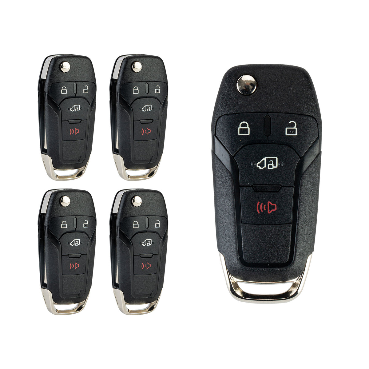 Lots of 5 Extra-Partss Remote Car Key Fob Replacement for Ford N5F-A08TAA 164-R8236 fits 2020 2021 Transit Connect