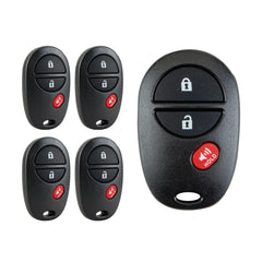 Lots of 5 Remote Car Key Fob Replacement for Toyota GQ43VT20T fits 2004-2017 Sienna