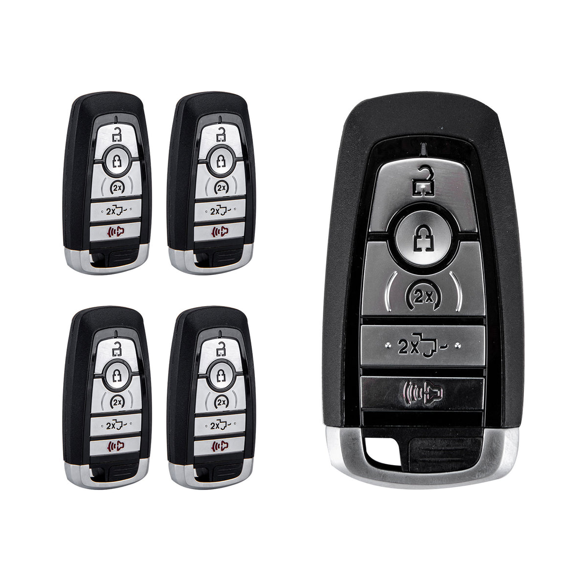 Ford Smart Key Fob OEM Ford Smart Proximity Key Fob Remote For F150-F550 (2017-2023) W/ Key Blade Keyless Entry For Ford F150 - Foto 2