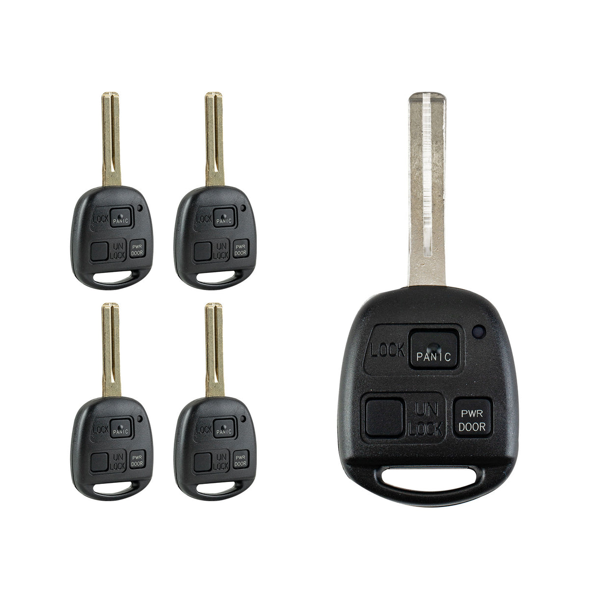 Lots of 5 Remote Car Key Fob Replacement for Lexus HYQ12BBT 89070-48820 fits 2007 2008 2009 RX350