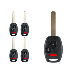 Lots of 5 Keyless Remote Car Key Fob Replacement for 2009 2010 2011 2012 2013 Honda FIT CR-V 3 Button MLBHLIK-1T