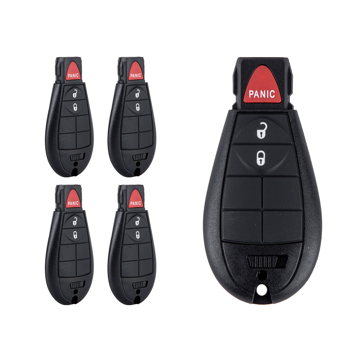 Lots of 5 Car Remote Fob Replacement for M3N5WY783X IYZ-C01C fits 2008 2009 2010 2011 2012 Dodge Charger Challenger Durango
