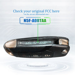 Lots of 5 Extra-Partss Remote Car Key Fob Replacement for Ford N5F-A08TAA 164-R8130 fits 2015 2016 2017 2018 2019 F150 F250 F350