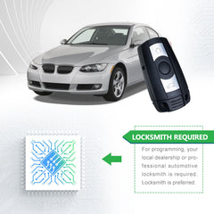 Lots of 5 Remote Car Key Fob Replacement for BMW KR55WK49127 fits 2004 2005 2006 330i 330 ci 330Xi