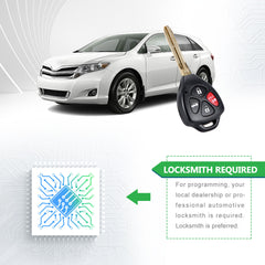 Lots of 5 Remote Car Key Fob Replacement for Toyota GQ4-29T G Chip fits 2010 2011 2012 2013 Corolla