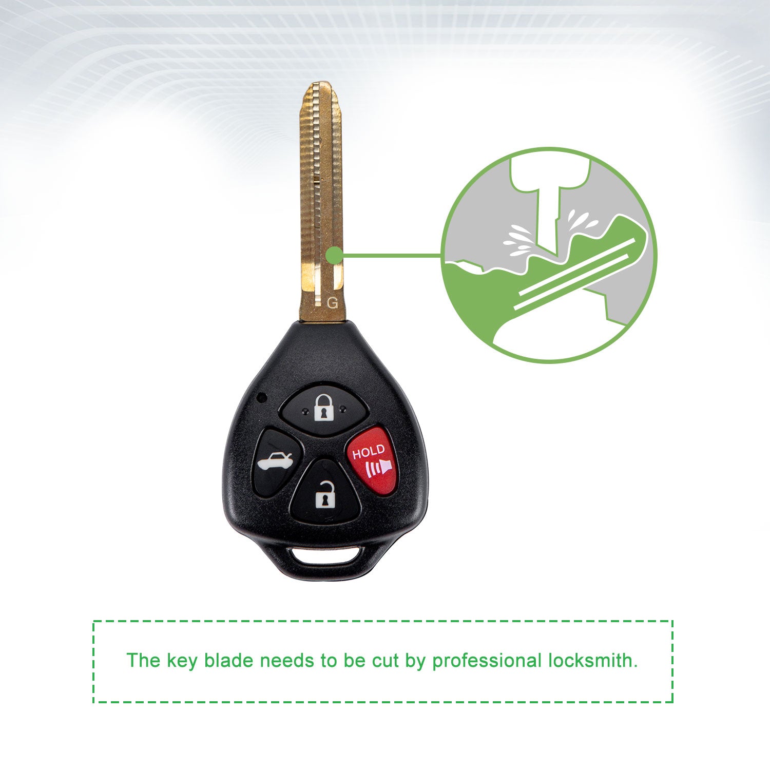 Lots of 5 Remote Car Key Fob Replacement for Toyota GQ4-29T G Chip fits 2010 2011 2012 2013 Corolla