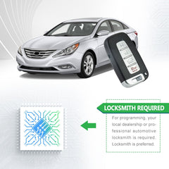 Lots of 10 Extra-Partss Remote Car Key Fob Replacement for Hyundai SY5HMFNA04 fits 2011 2012 2013 Sonata