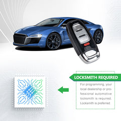 Lots of 5 Remote Car Key Fob Replacement for Audi IYZFBSB802 fits 2013 2014 2015 2016 A6 A7 A8 Without Comfort Access