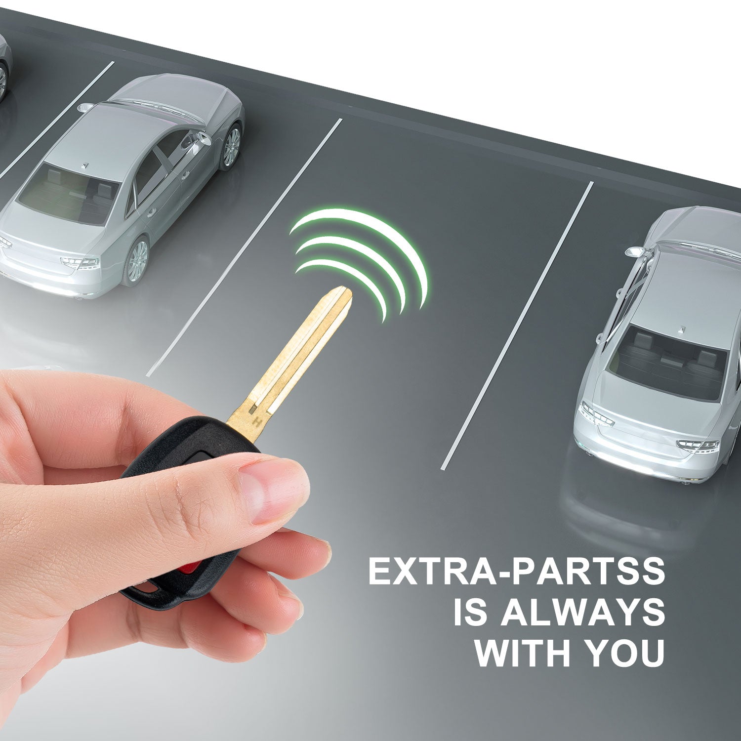 Extra-Partss Remote Car Key Fob Replacement for 2014 2015 2016 2017 Toyota Corolla HYQ12BEL H Chip