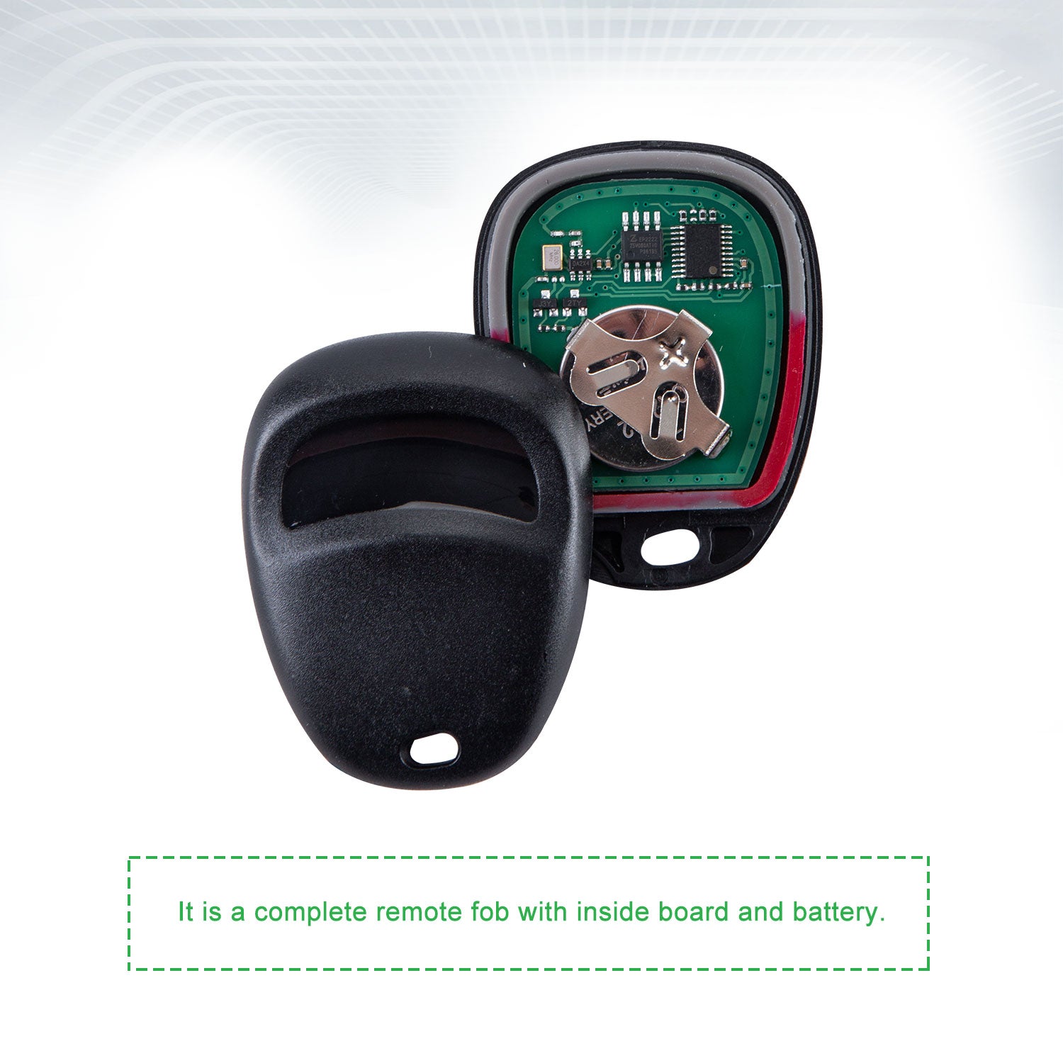 Lots of 5 Car Remote Fob Replacement for MYT3X6898B fits 2002 2003 2004 2005 2006 2007 Chevy Trailblazer 3 Button