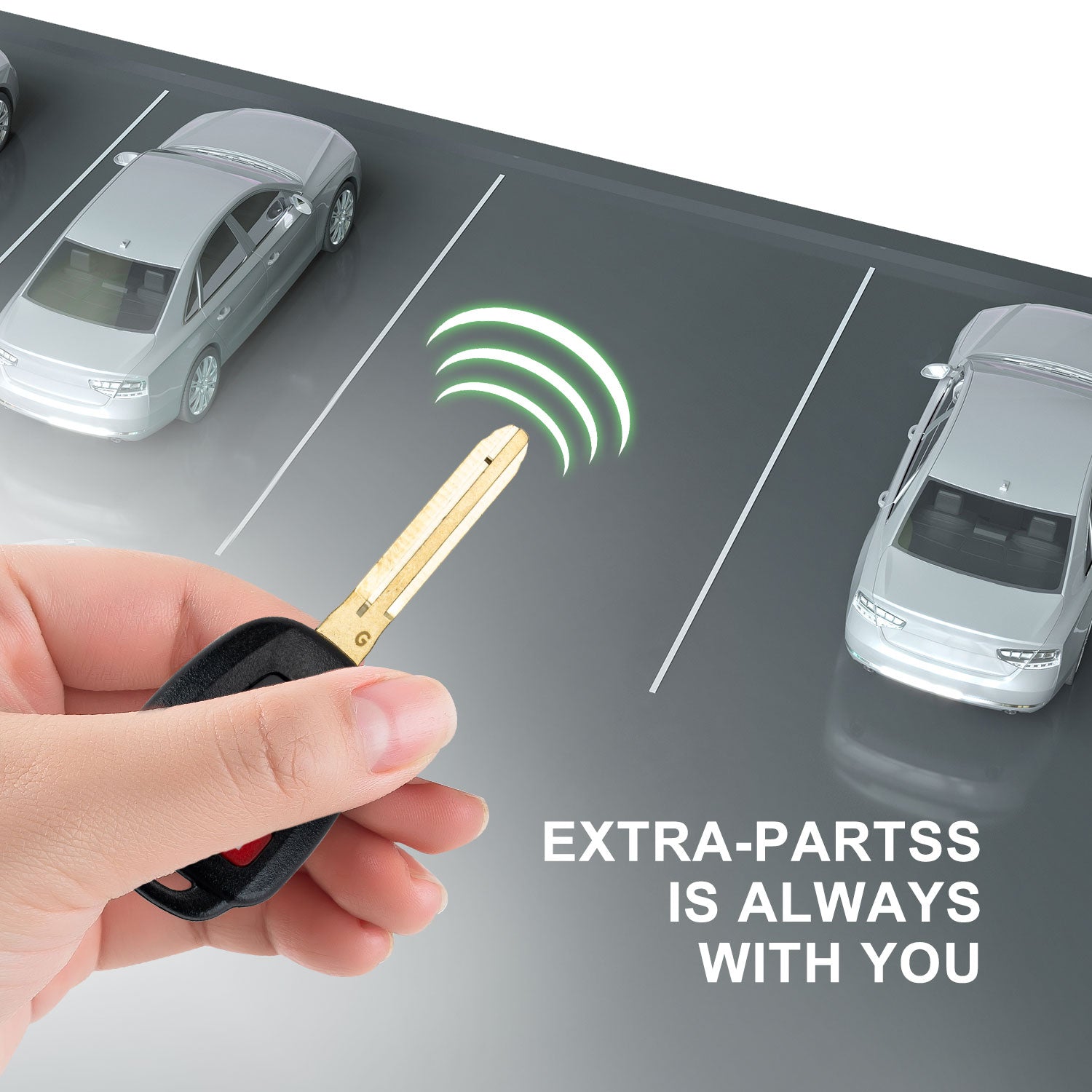 Extra-Partss Remote Car Key Fob Replacement for 2012 2013 2014 Toyota Camry HYQ12BDM G Chip