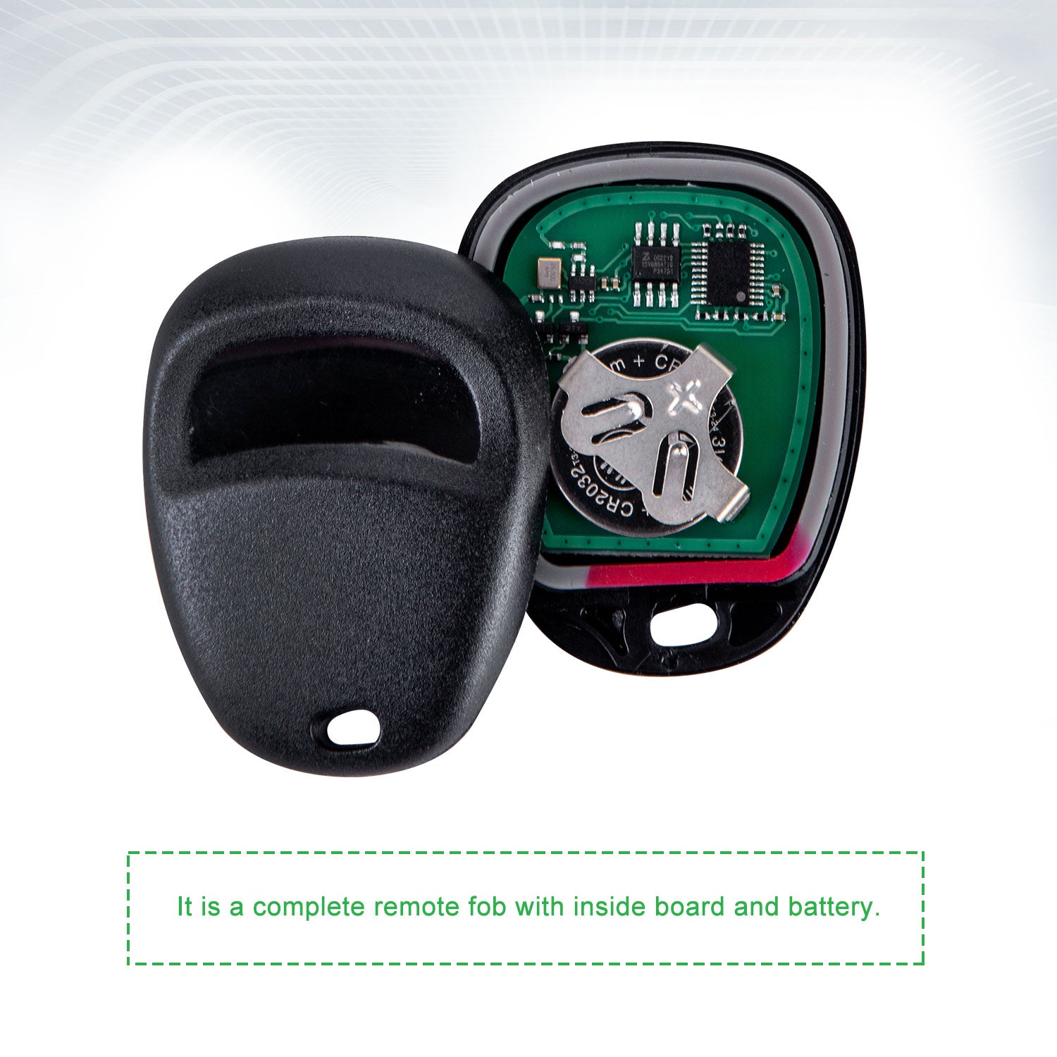 Extra-Partss Car Remote Fob Replacement for ABO1502T fits 1997 1998 Chevy Tahoe 3 Button