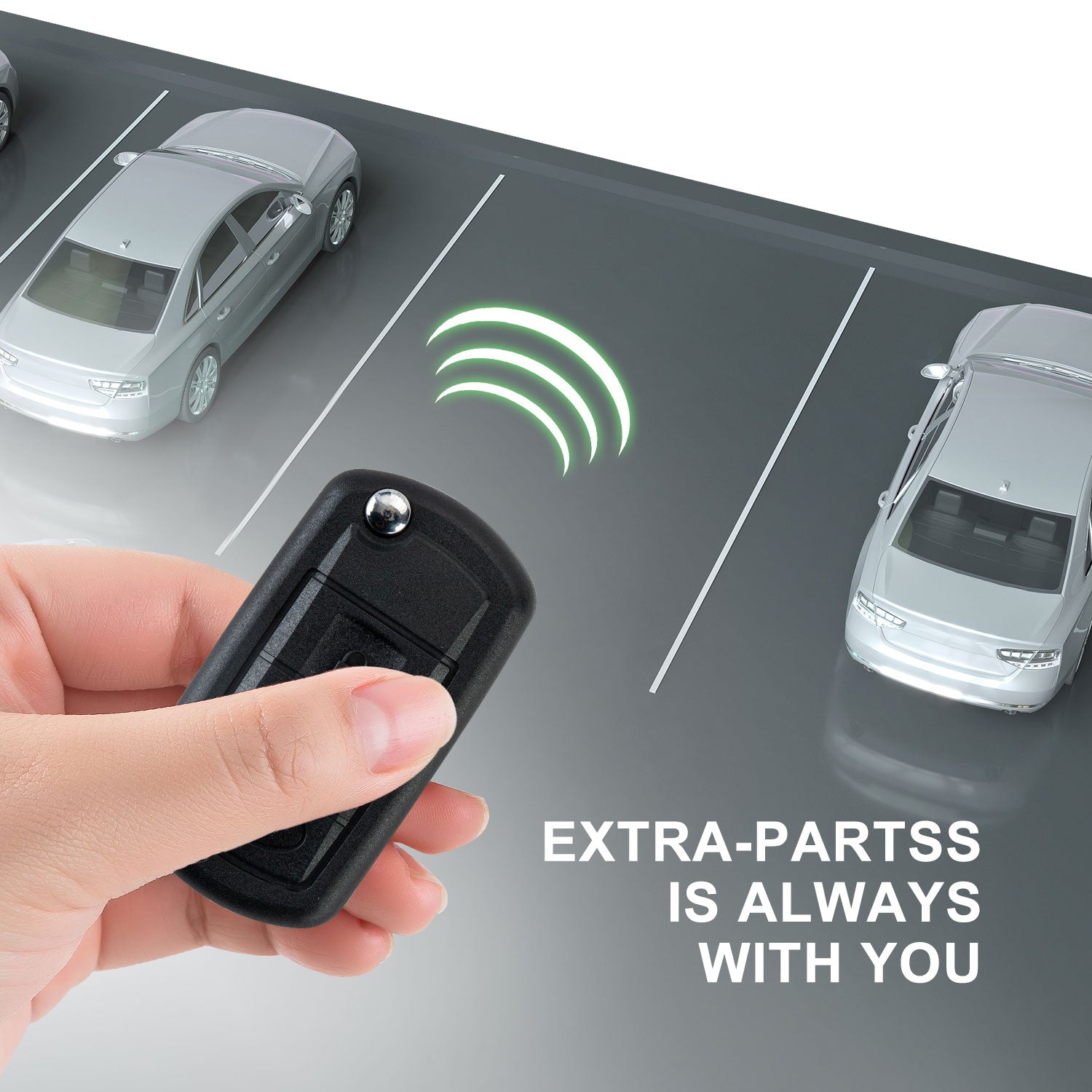 Lots of 5 Extra-Partss Remote Car Key Fob Replacement for Land Rover NT8-15K6014CFFTXA fits 2005 2006 2007 2008 2009 LR3
