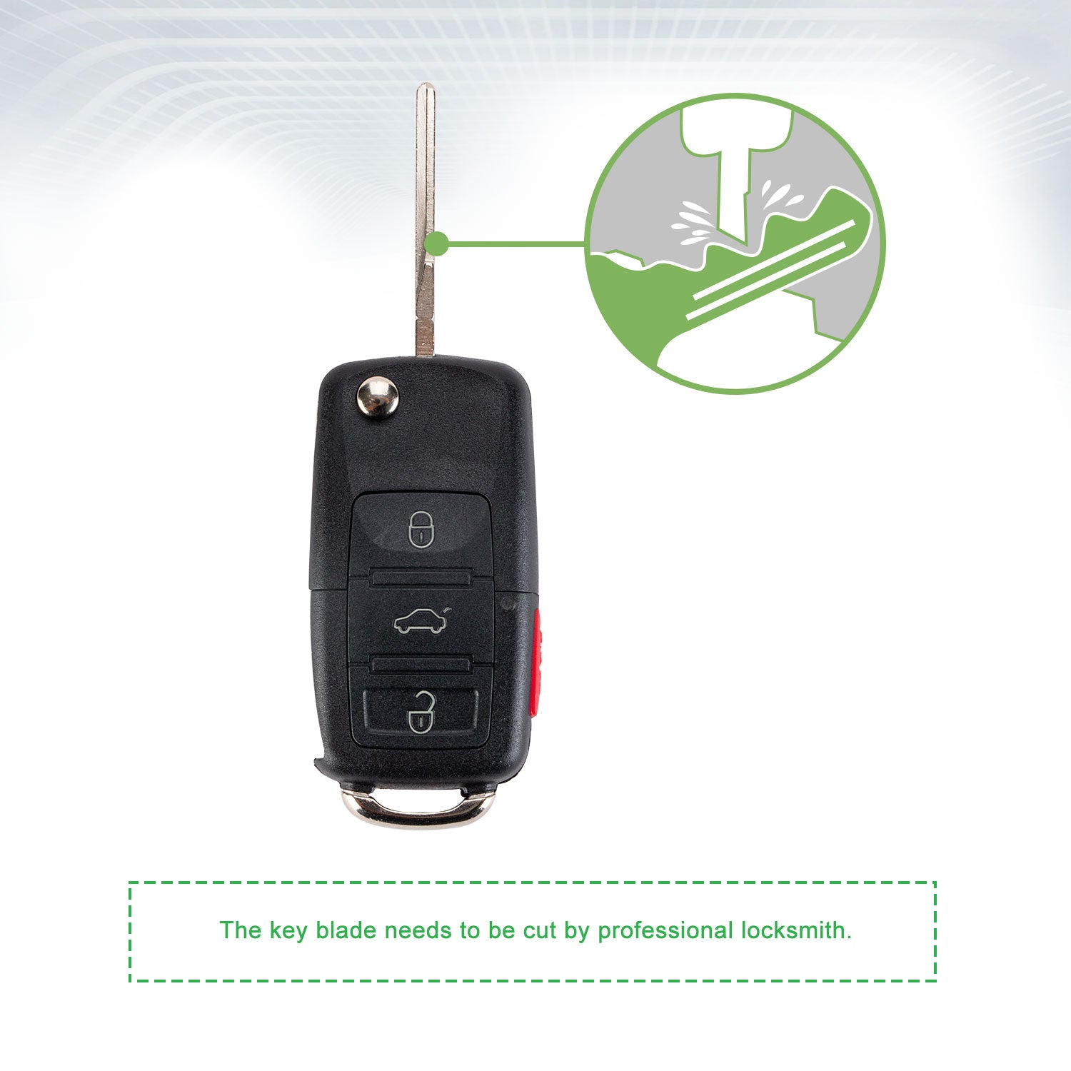 Lots of 10 Extra-Partss Remote Car Key Fob Replacement for VW NBG735868T HLO 1J0 959 753 AM fits 2002 2003 2004 2005 Passat