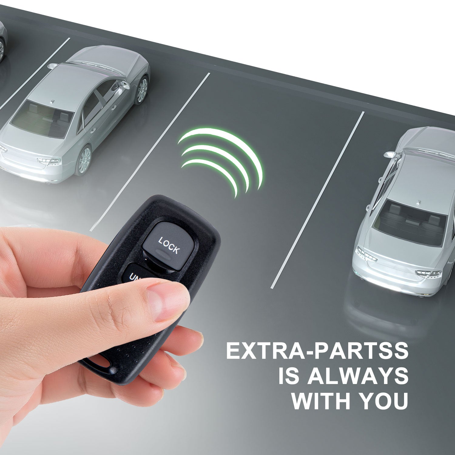 Lots of 10 Extra-Partss Car Remote Fob Replacement for KPU41846 fits 2004 2005 2006 Mazda 3