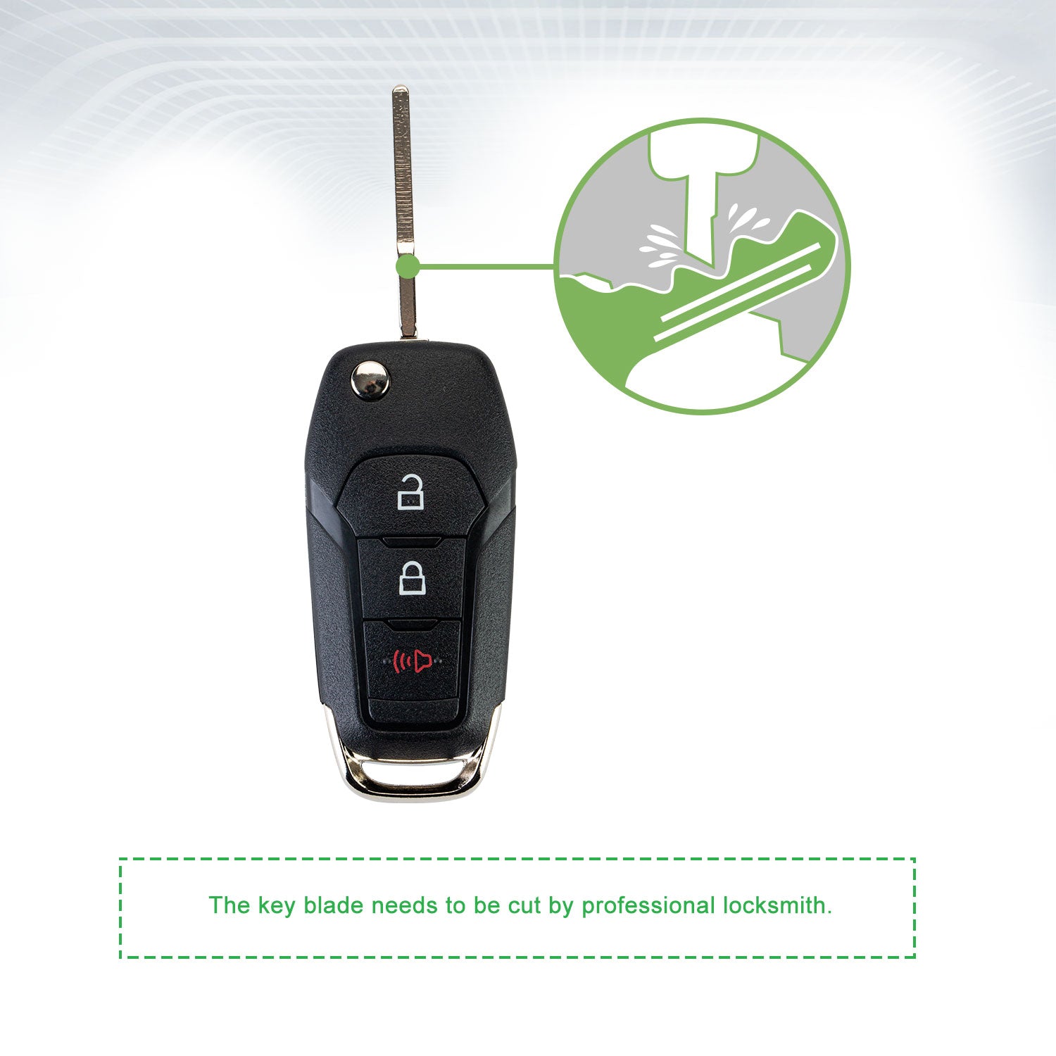 Lots of 10 Extra-Partss Remote Car Key Fob Replacement for Ford N5F-A08TAA 164-R8130 fits 2015 2016 2017 2018 2019 F150 F250 F350