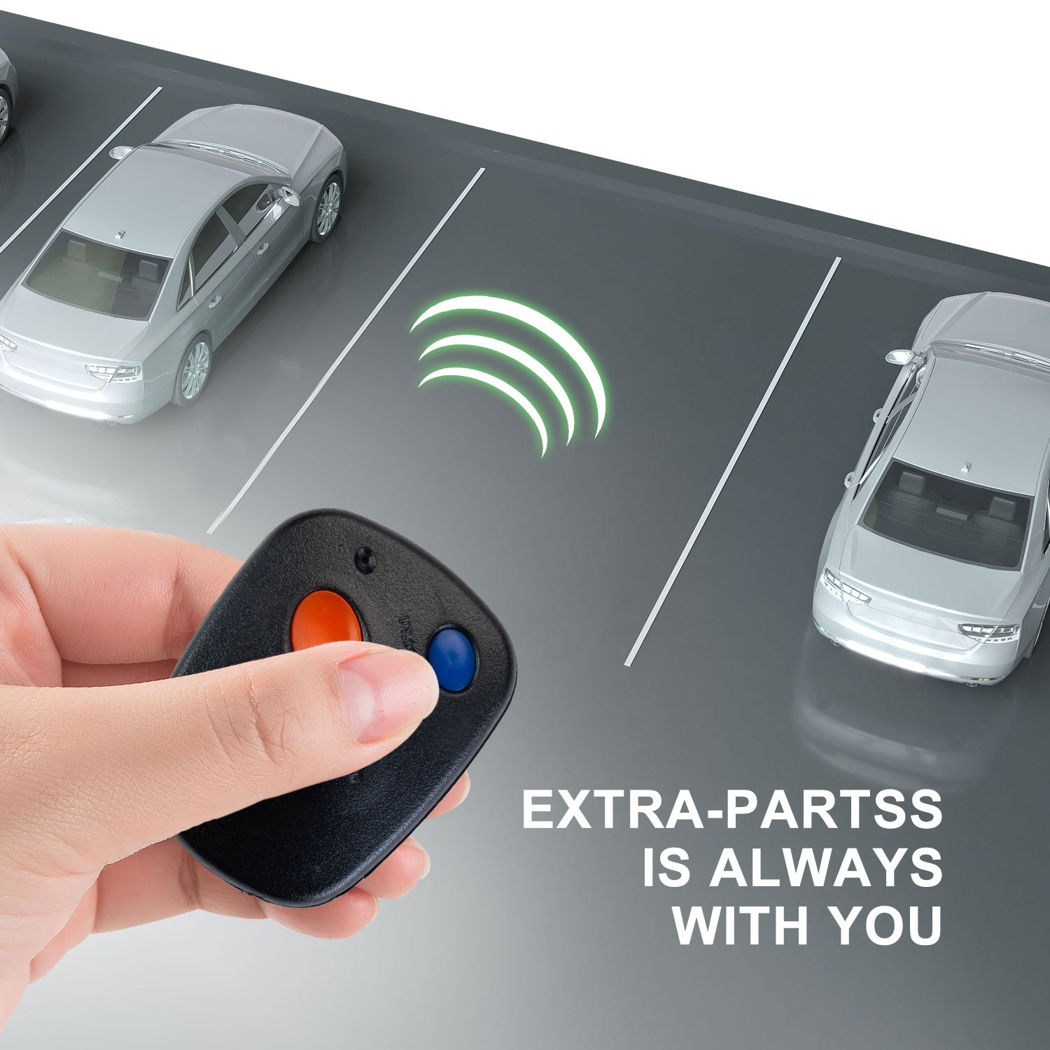 Extra-Partss Remote Car Key Fob Replacement for Subaru A269ZUA111 fits 2001 2002 2003 2004 Outback Forester Impreza