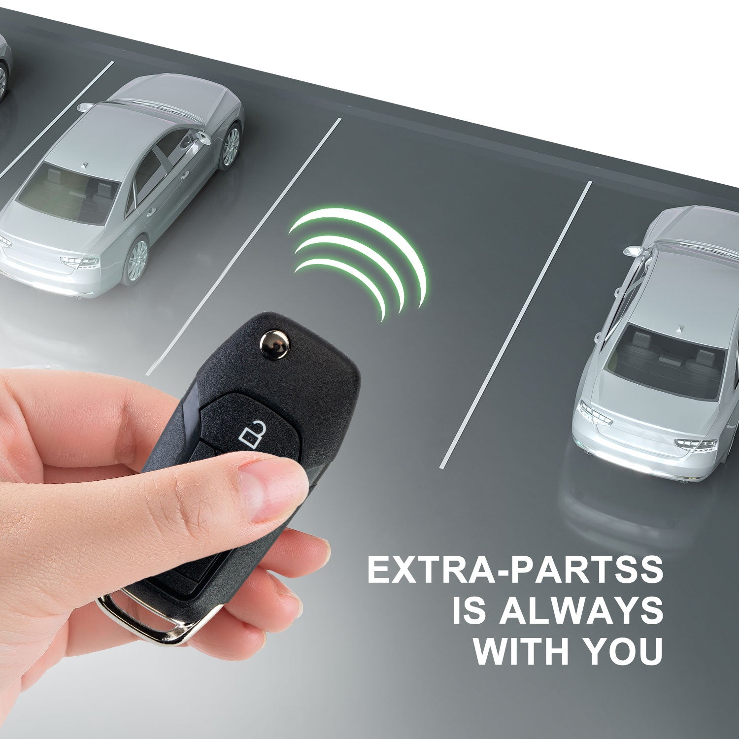 Lots of 10 Extra-Partss Remote Car Key Fob Replacement for Ford N5F-A08TAA 164-R8130 fits 2015 2016 2017 2018 2019 F150 F250 F350
