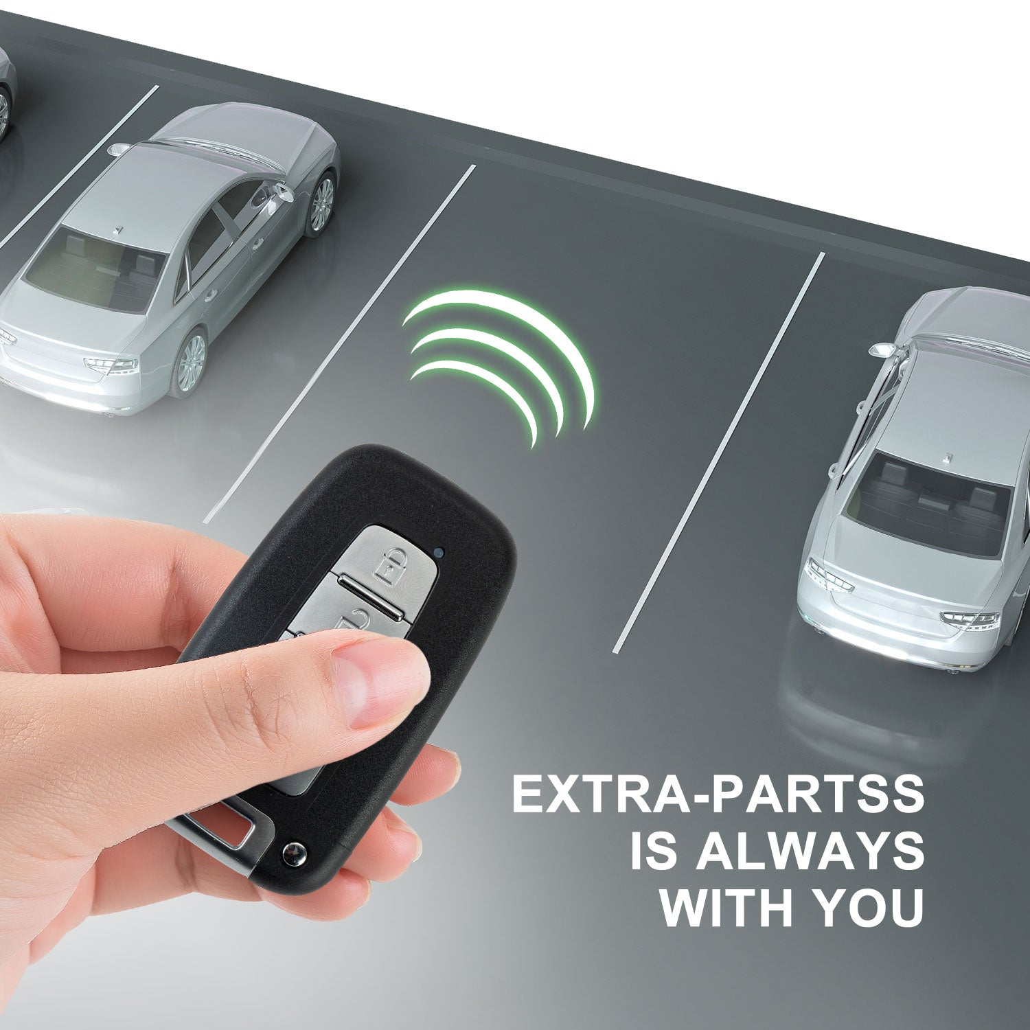 Lots of 10 Extra-Partss Remote Car Key Fob Replacement for Hyundai SY5HMFNA04 fits 2011 2012 2013 Sonata