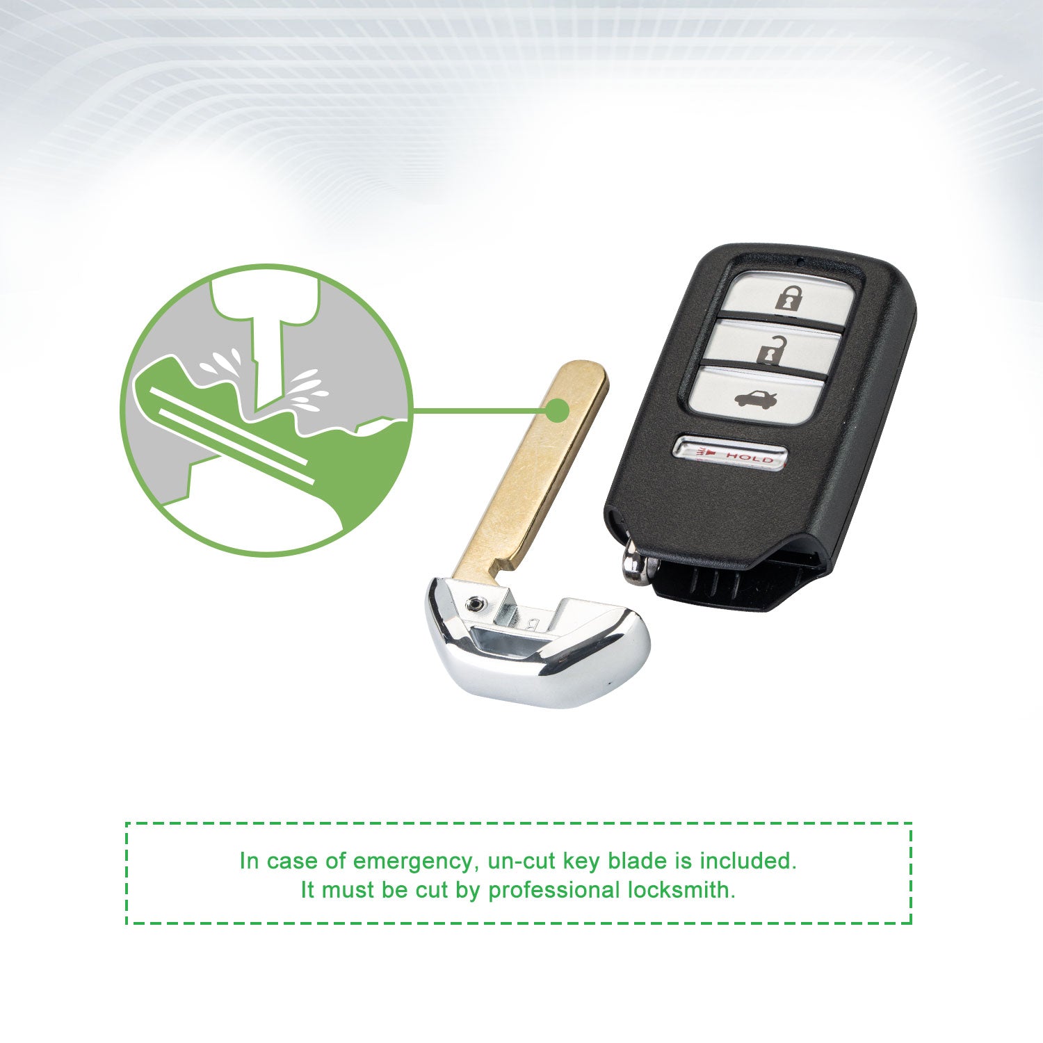 Extra-Partss Remote Car Key Fob Replacement for Honda CWTWB1G0090 fits 2018 2019 2020 2021 2022 Accord