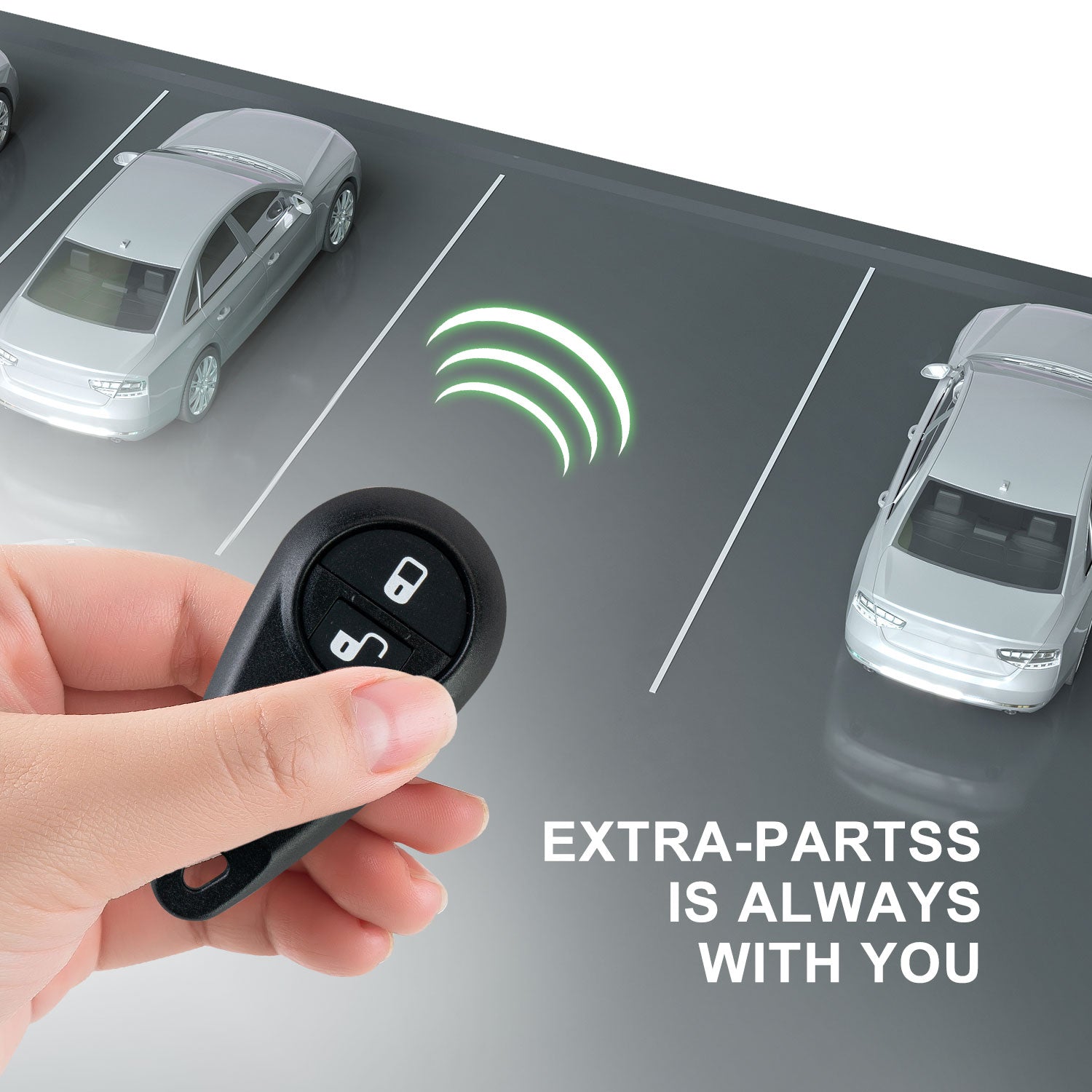 Lots of 10 Extra-Partss Remote Car Key Fob Replacement for Subaru NHVWB1U711 fits 2005 2006 2007 Impreza Forestor