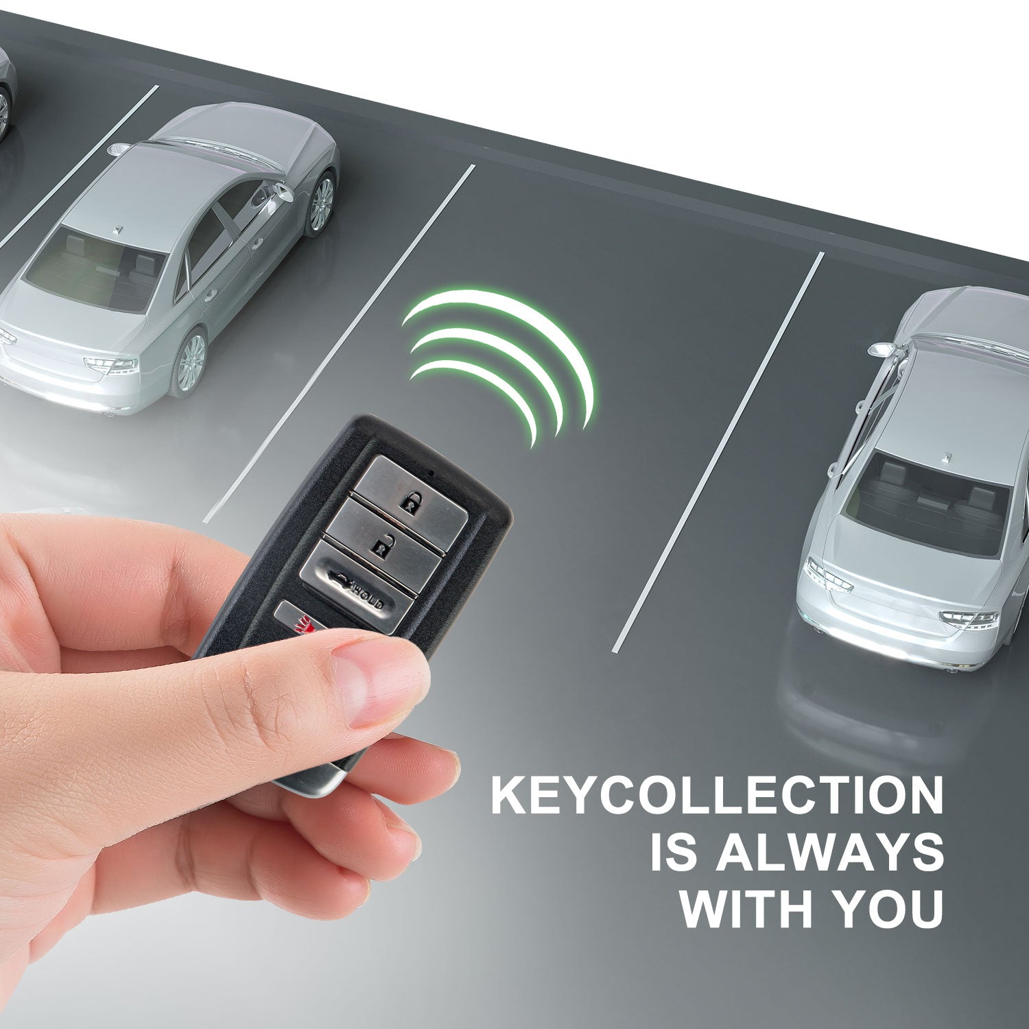Lots of 10 Keyless2Go Remote Car Key Fob Replacement for Acura KR5V1X fits 2016-2018 ILX RLX 2015-2017 TLX