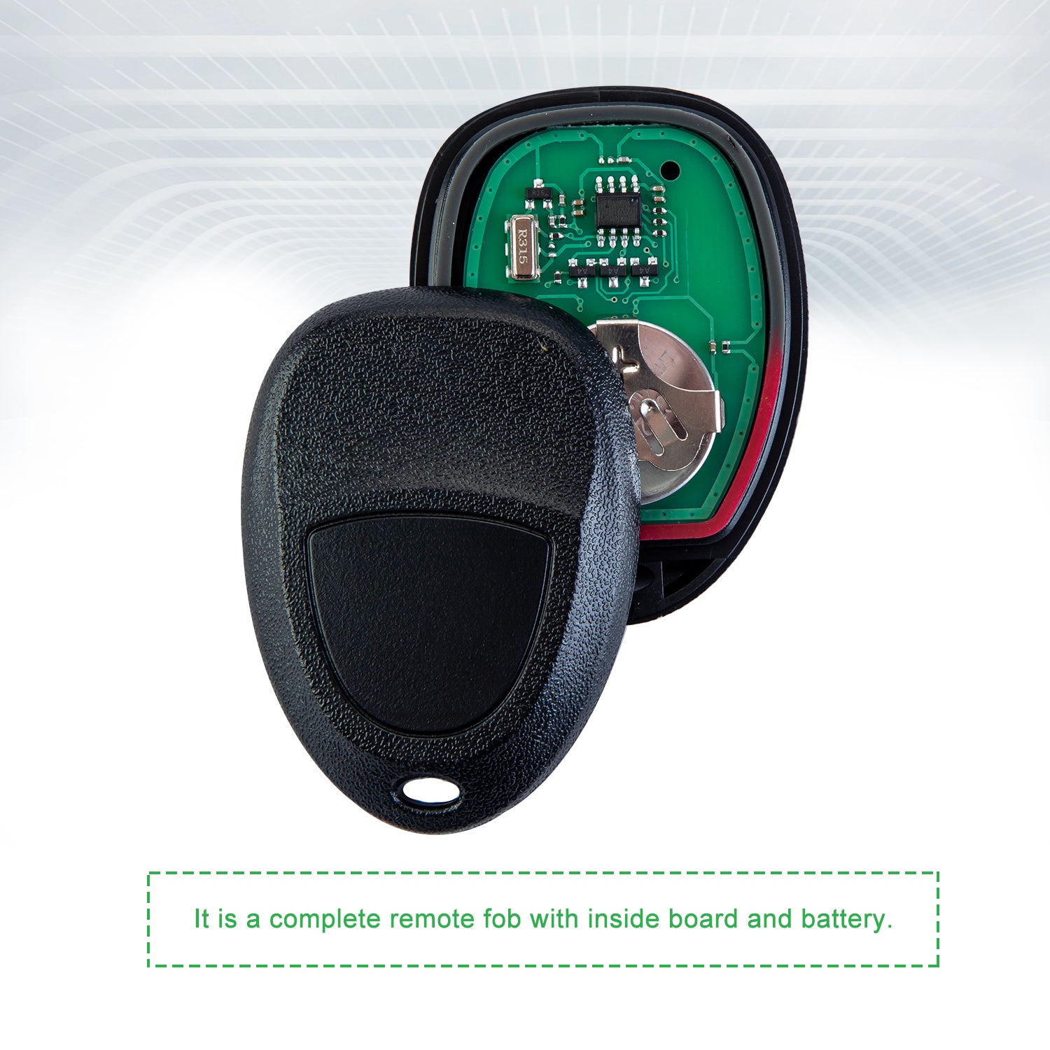 Extra-Partss Car Remote Fob Replacement for OUC60270 15913421 fits 2007 2008 2009 2010 2011 2012 2013 Chevy Silverado 4 Button