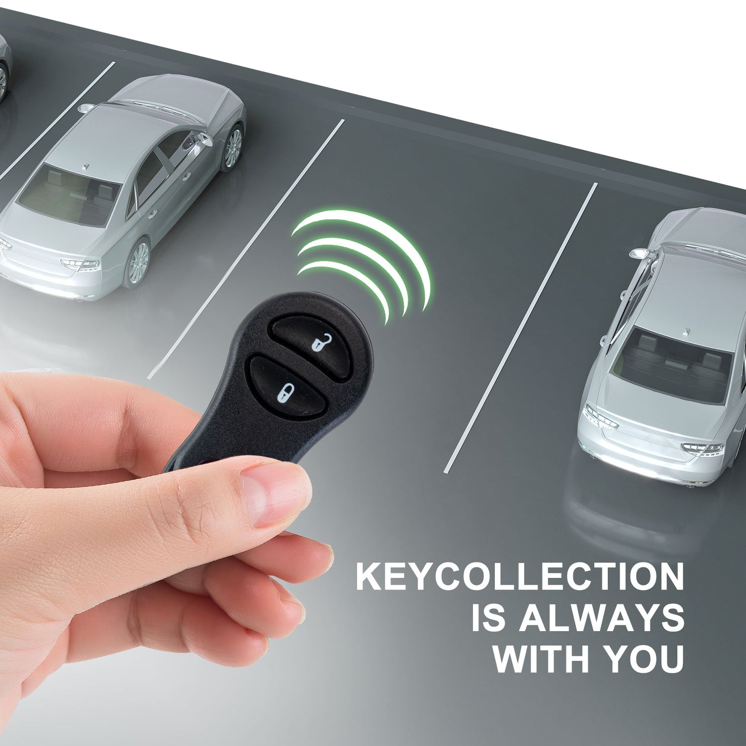 Keyless2Go Remote Car Key Fob Replacement for Dodge GQ43VT17T fits 2002 2003 2004 2005 Ram 1500 2500 3500