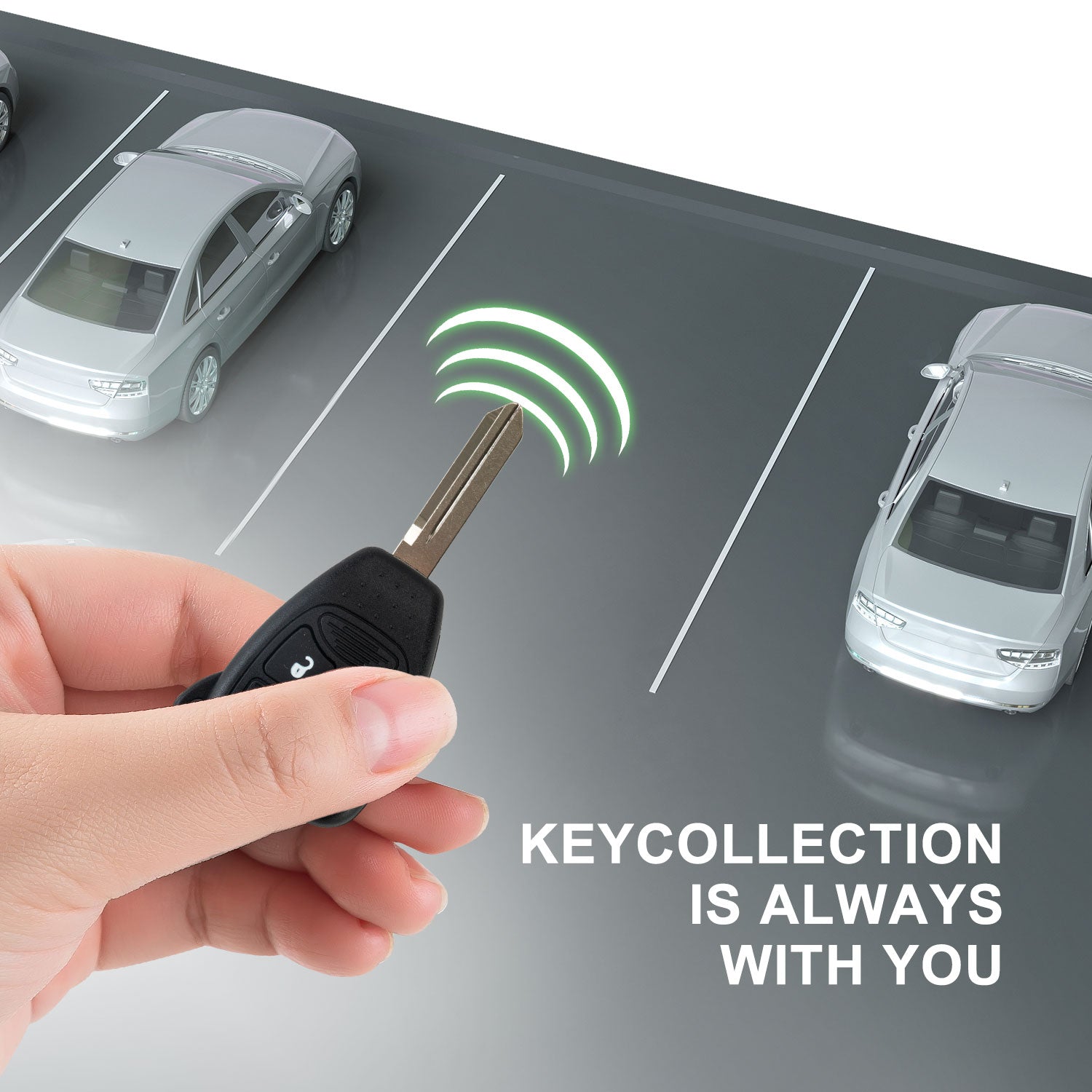 Lots of 10 KeyCollection Remote Car Key Fob Replacement for Dodge OHT692427AA M3N5WY72XX fits 2004 2005 2006 2007 2008 Durango